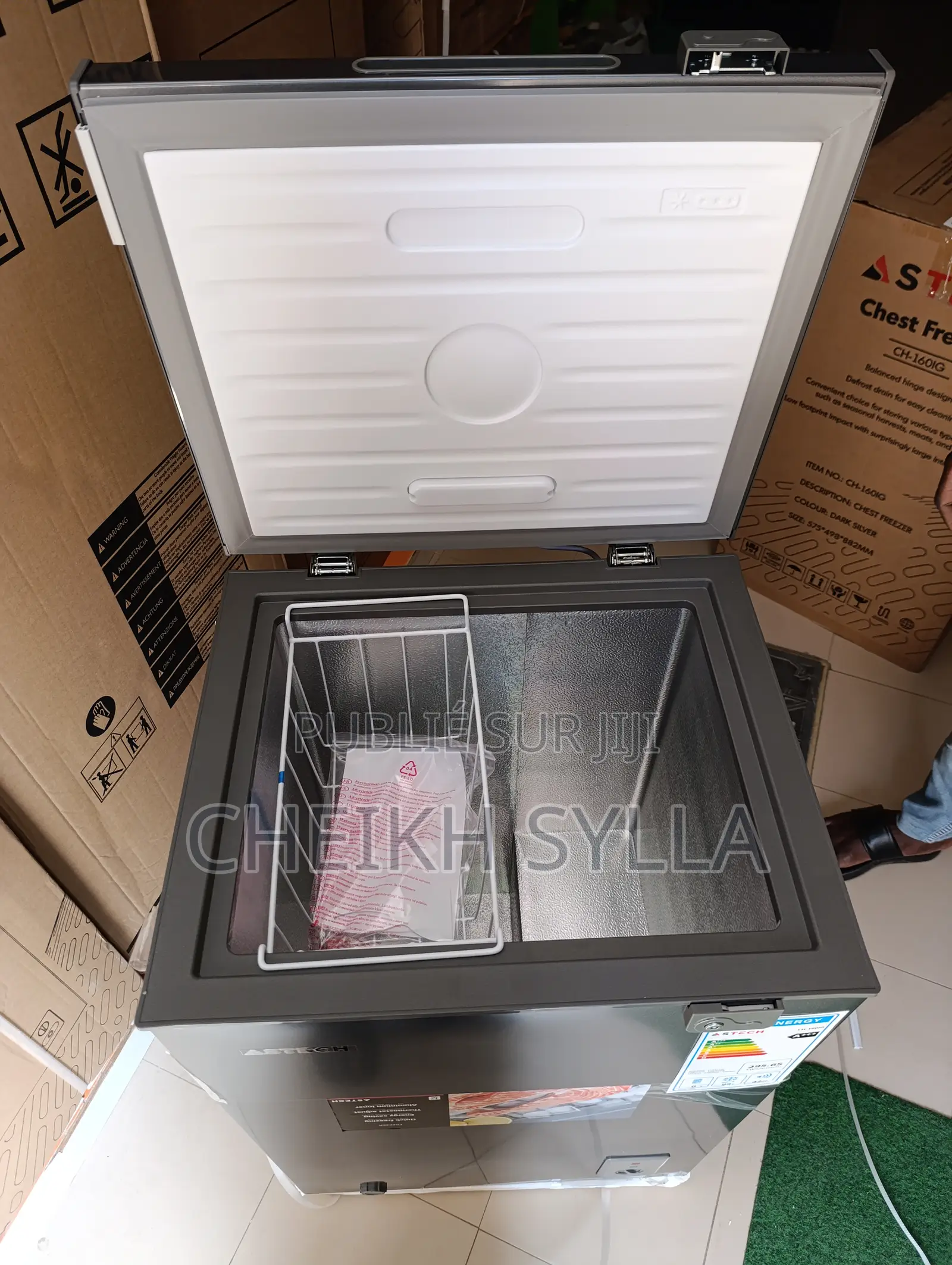 Congélateur Astech 195l Avec Vitrine A+ 