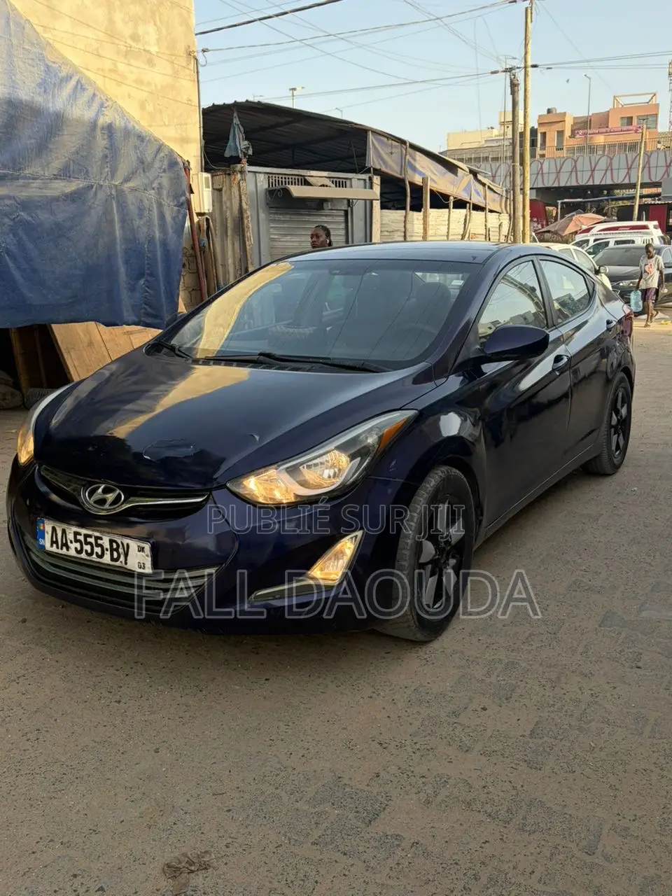 Hyundai Elantra 2013 Bleu
