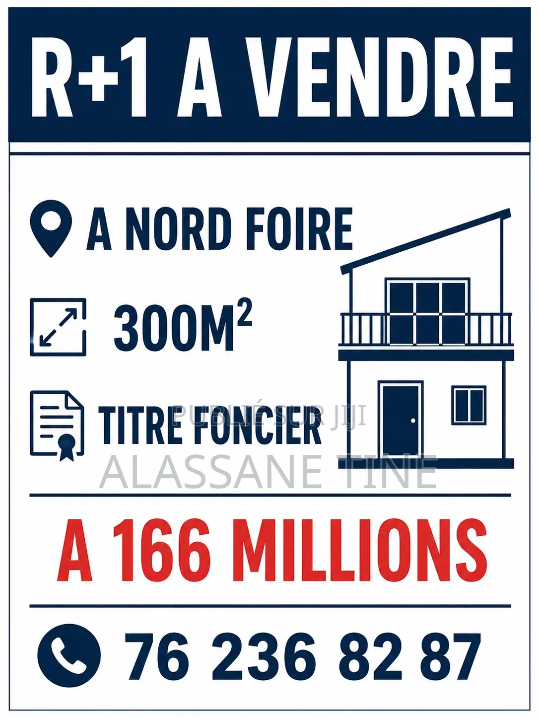 5chbre Villa dans Ciel, Dakar Plateau à Vendre