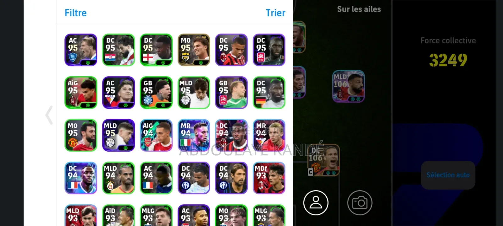 Titre : Compte Efootball Élite - Force 3250 - N Vente