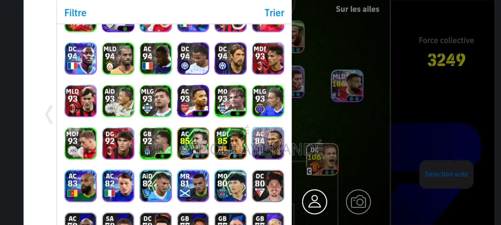 Titre : Compte Efootball Élite - Force 3250 - N Vente
