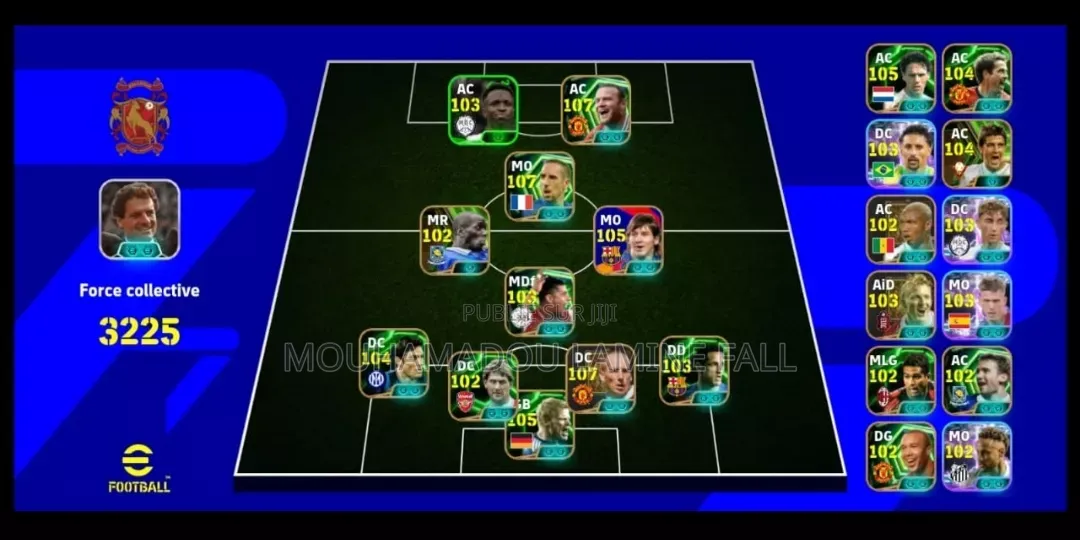 Efootball Avec Wayne Ronney Et Accés Supprimer