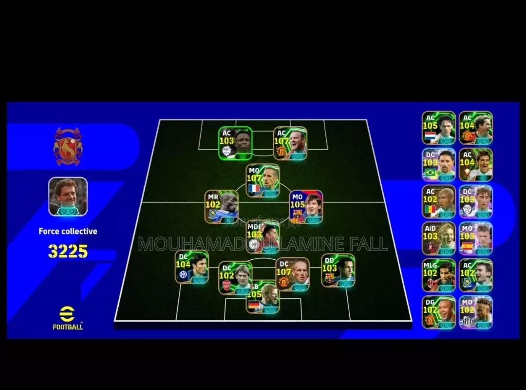 Efootball Avec Wayne Ronney Et Accés Supprimer