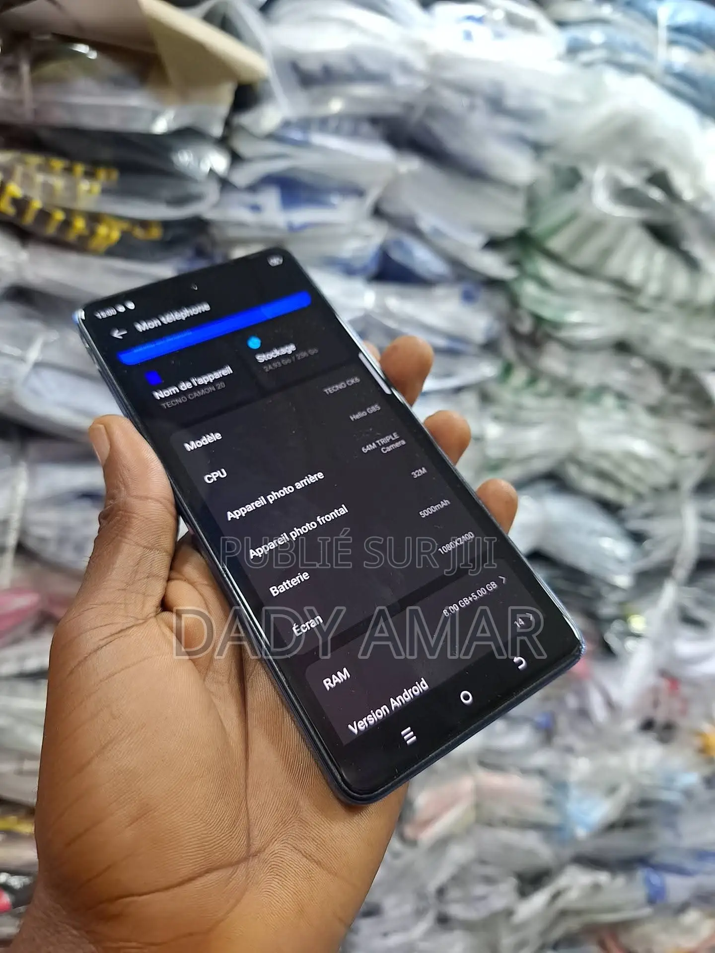 Nouveau Tecno Camon 20 256 GB Bleu