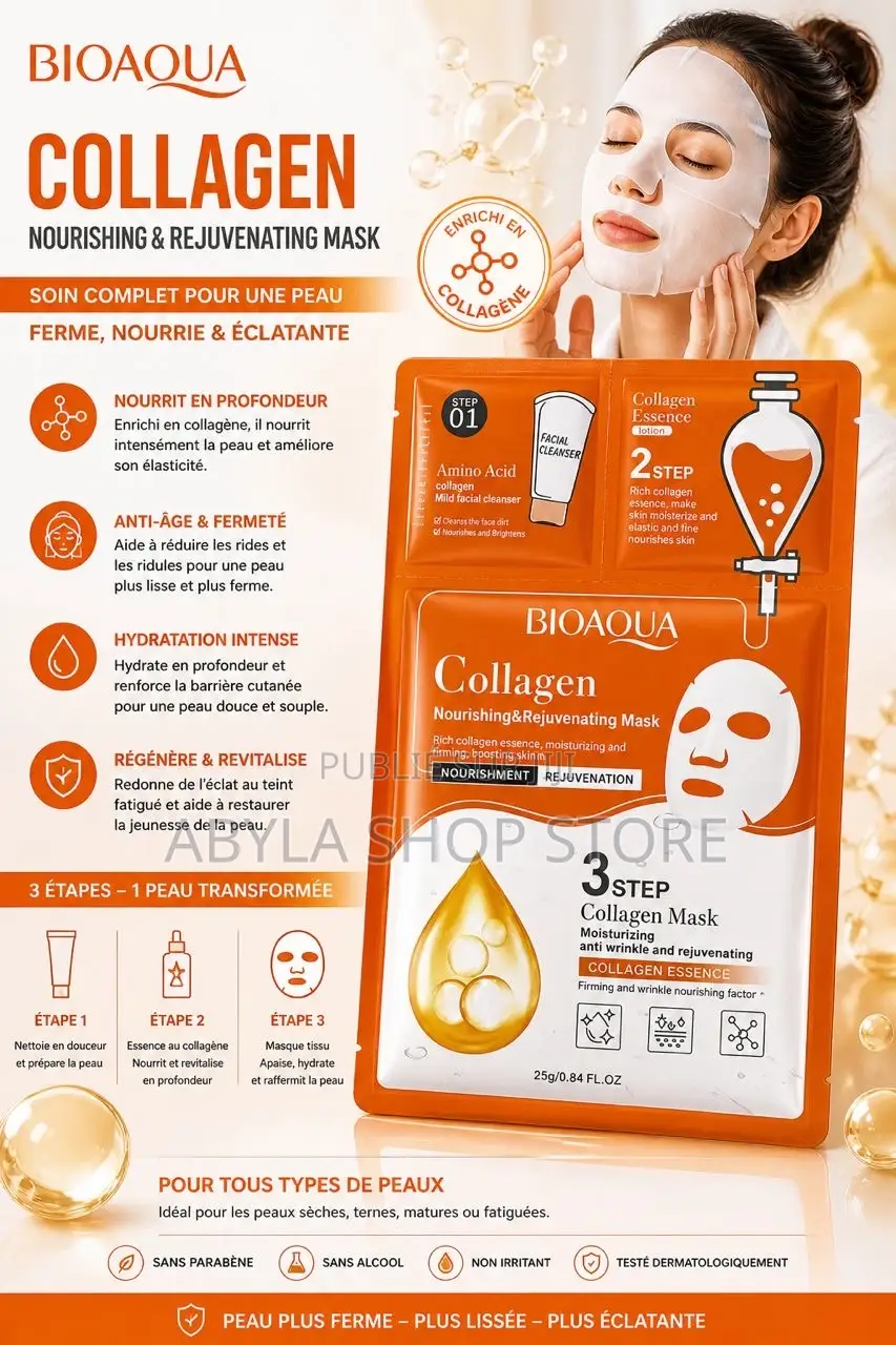 Masque 3 en 1 Pour Visage Et Nez 
