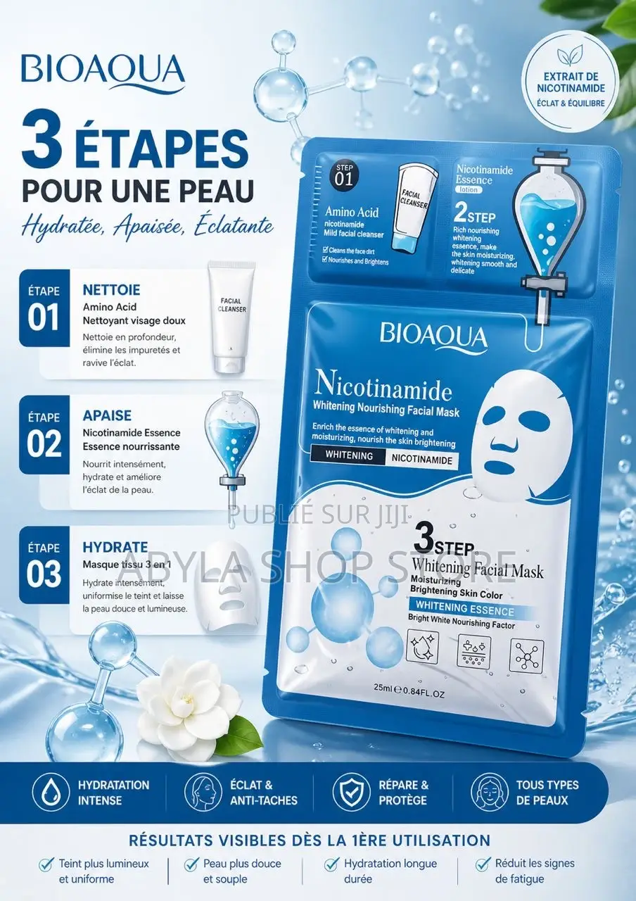 Masque 3 en 1 Pour Visage Et Nez 