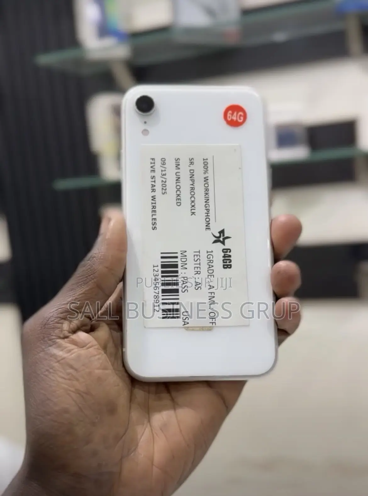 Nouveau Apple iPhone XR 64 GB Blanc