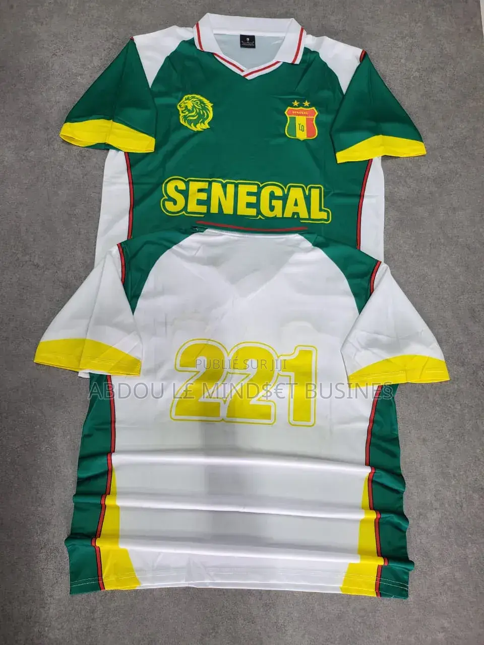 Maillots Sénégal Rétro Avec 2 Étoiles Disponible