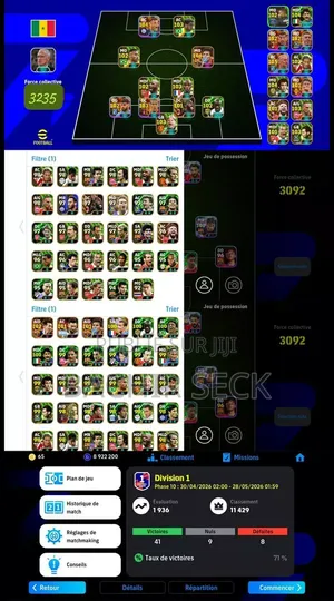 Compte Efootball
