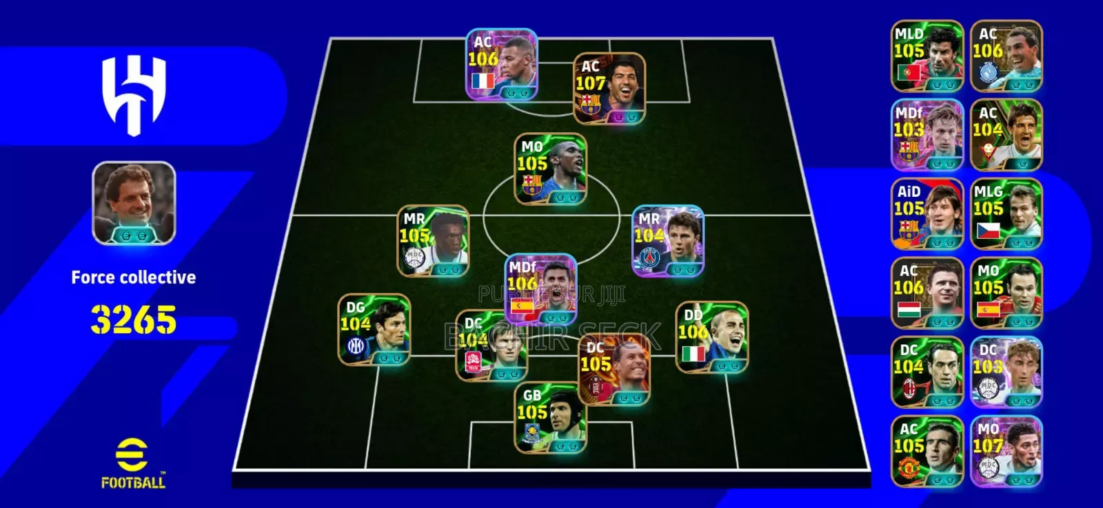 Compte Efootball