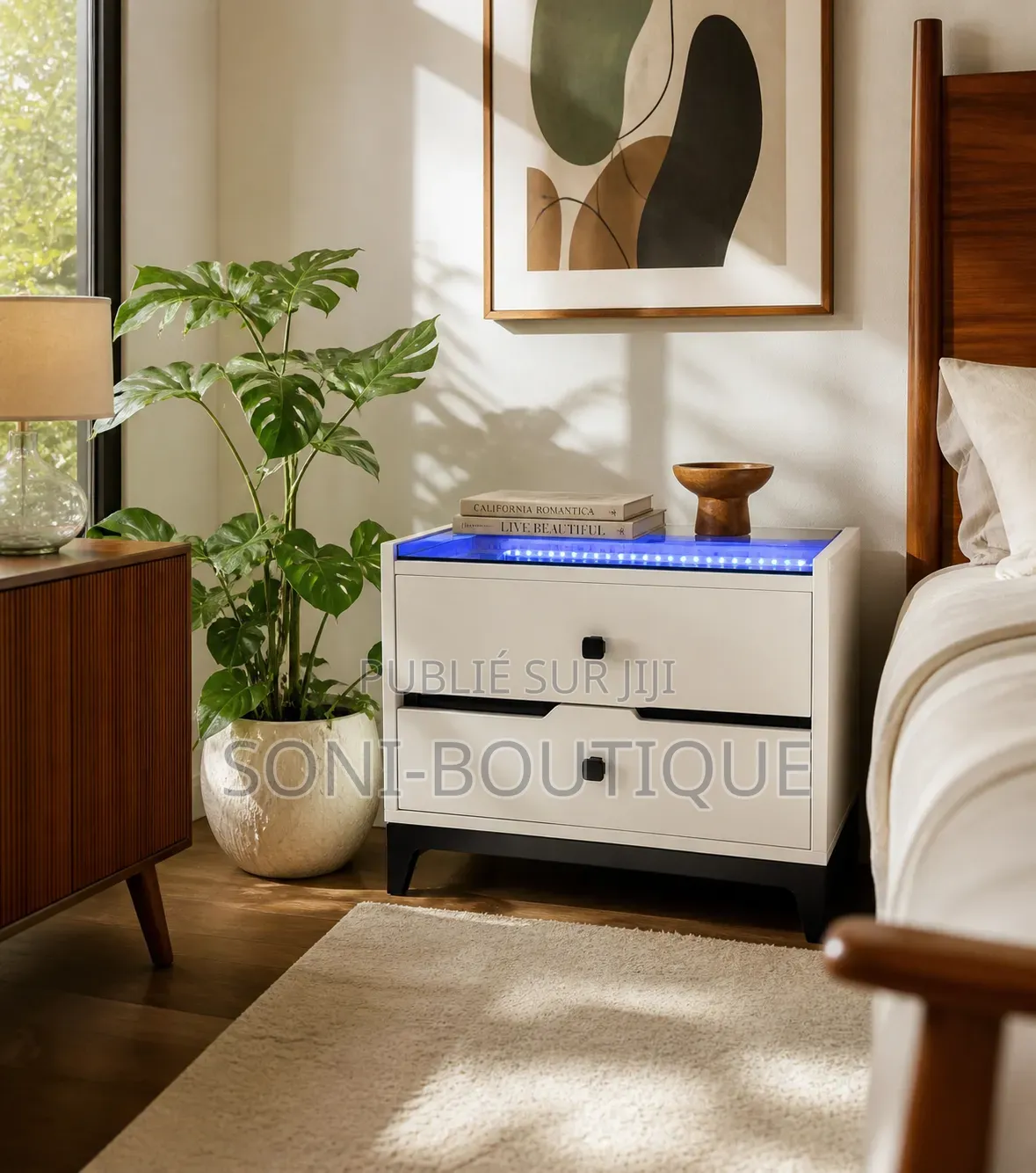 Table De Chevet Moderne Led