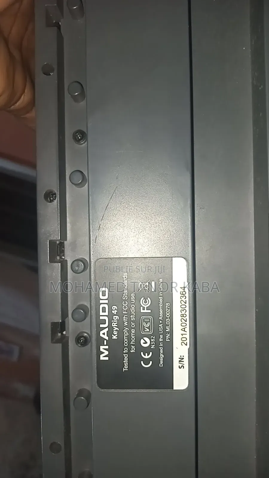Piano M-Audio Keyrig