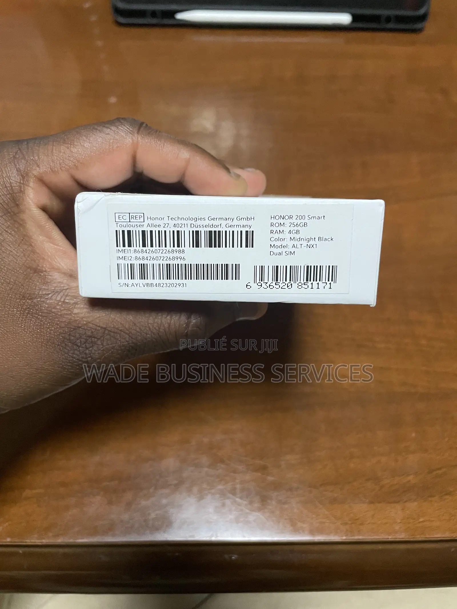 Nouveau Honor 200 Smart 256 GB Noir