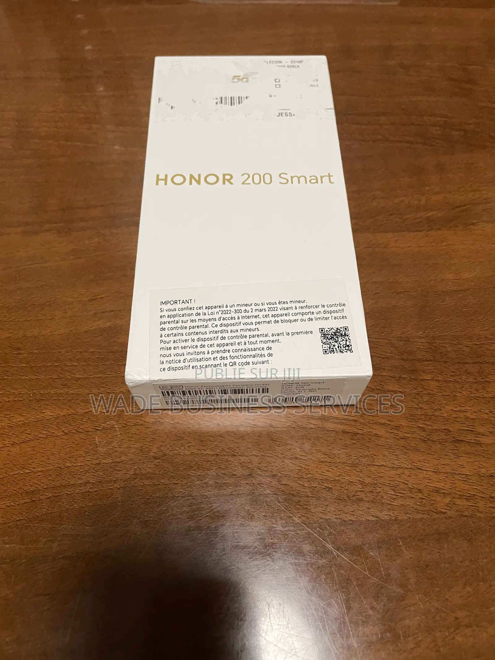 Nouveau Honor 200 Smart 256 GB Noir