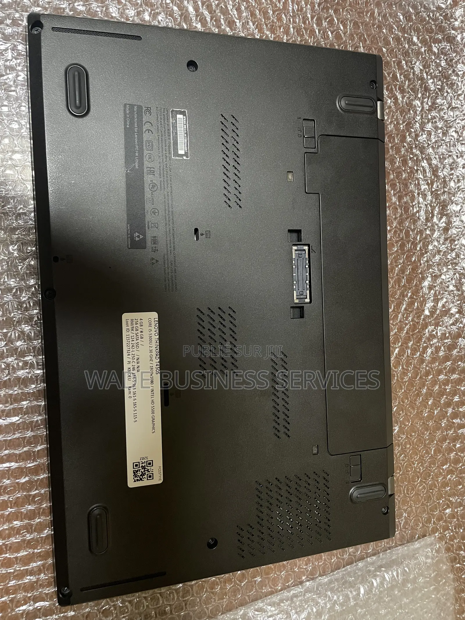 Nouveau Lenovo ThinkPad T450 8GB Intel Core i5 SSD 256GB