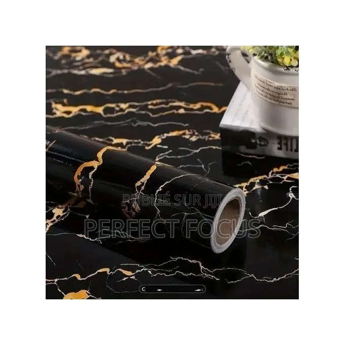 Papier Peint Autocollant en Vinyle Marbré – Autocollants Muraux