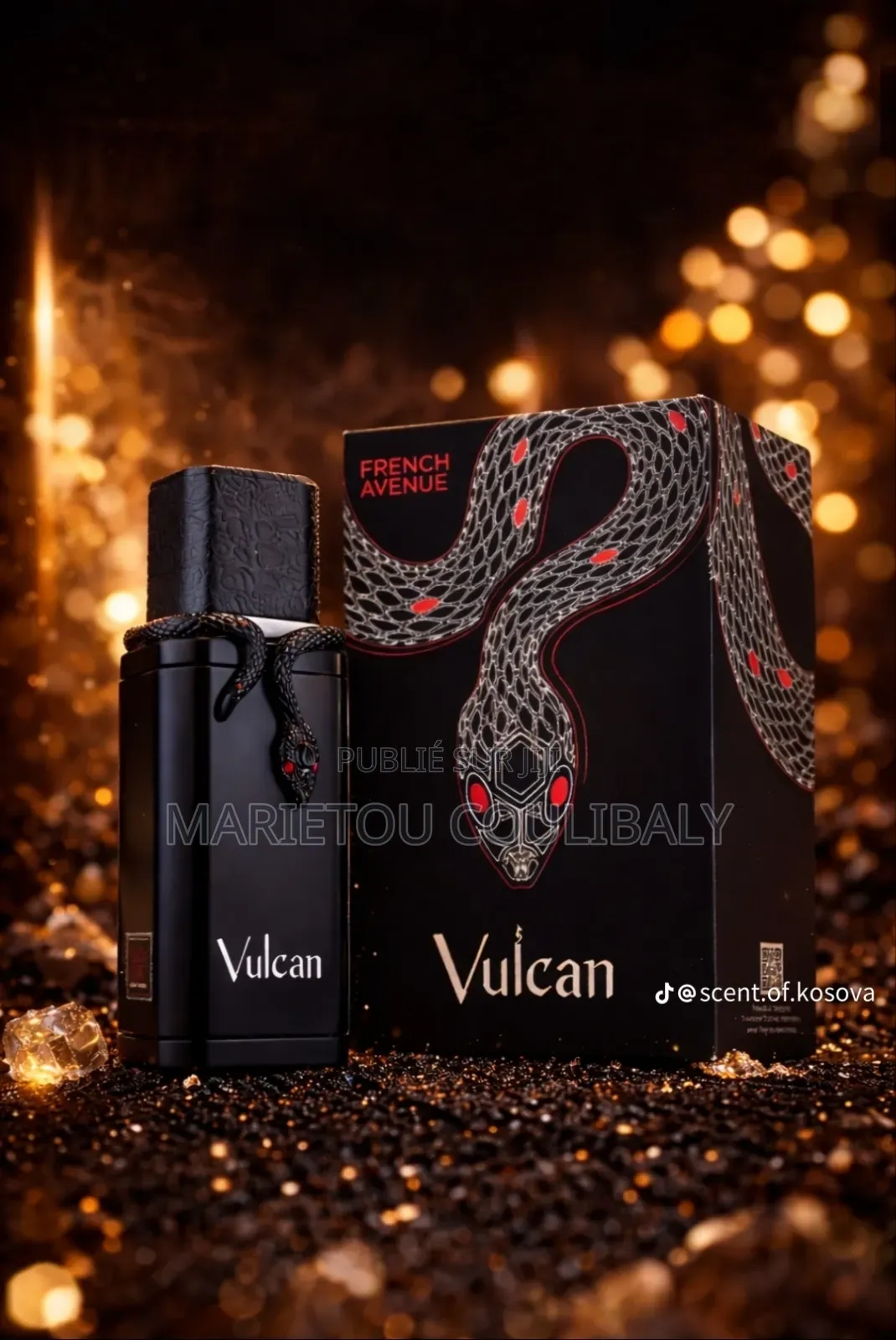 Parfum Vulcan (Feu; Sable Baie)