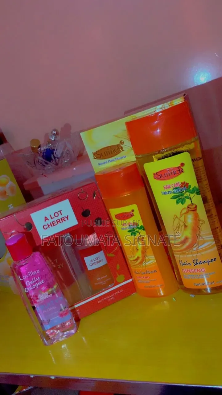 Pack Parfums ;Déodorant ;Shampooing ;Démêlant Et Huile Parfumé