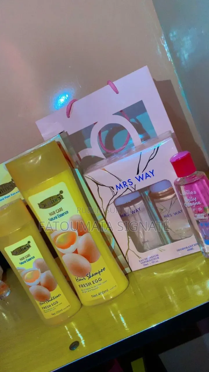 Pack Parfums ;Déodorant ;Shampooing ;Démêlant Et Huile Parfumé