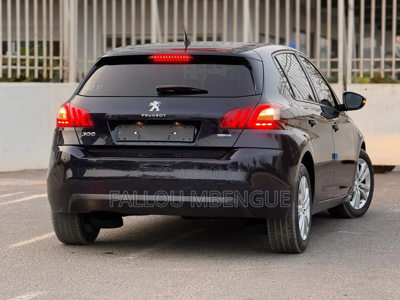 Peugeot 308 2017 Noir