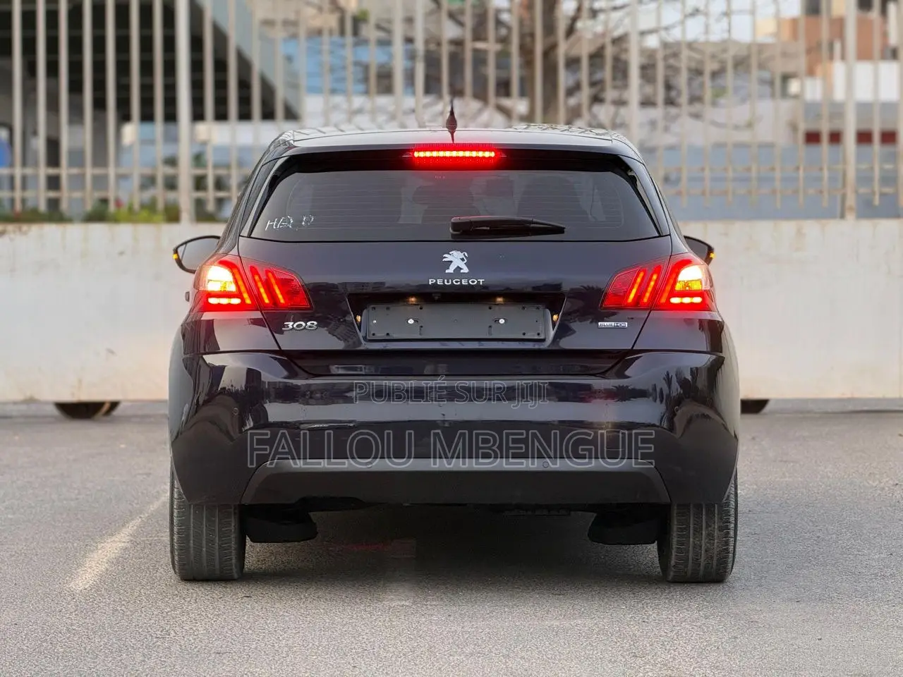 Peugeot 308 2017 Noir