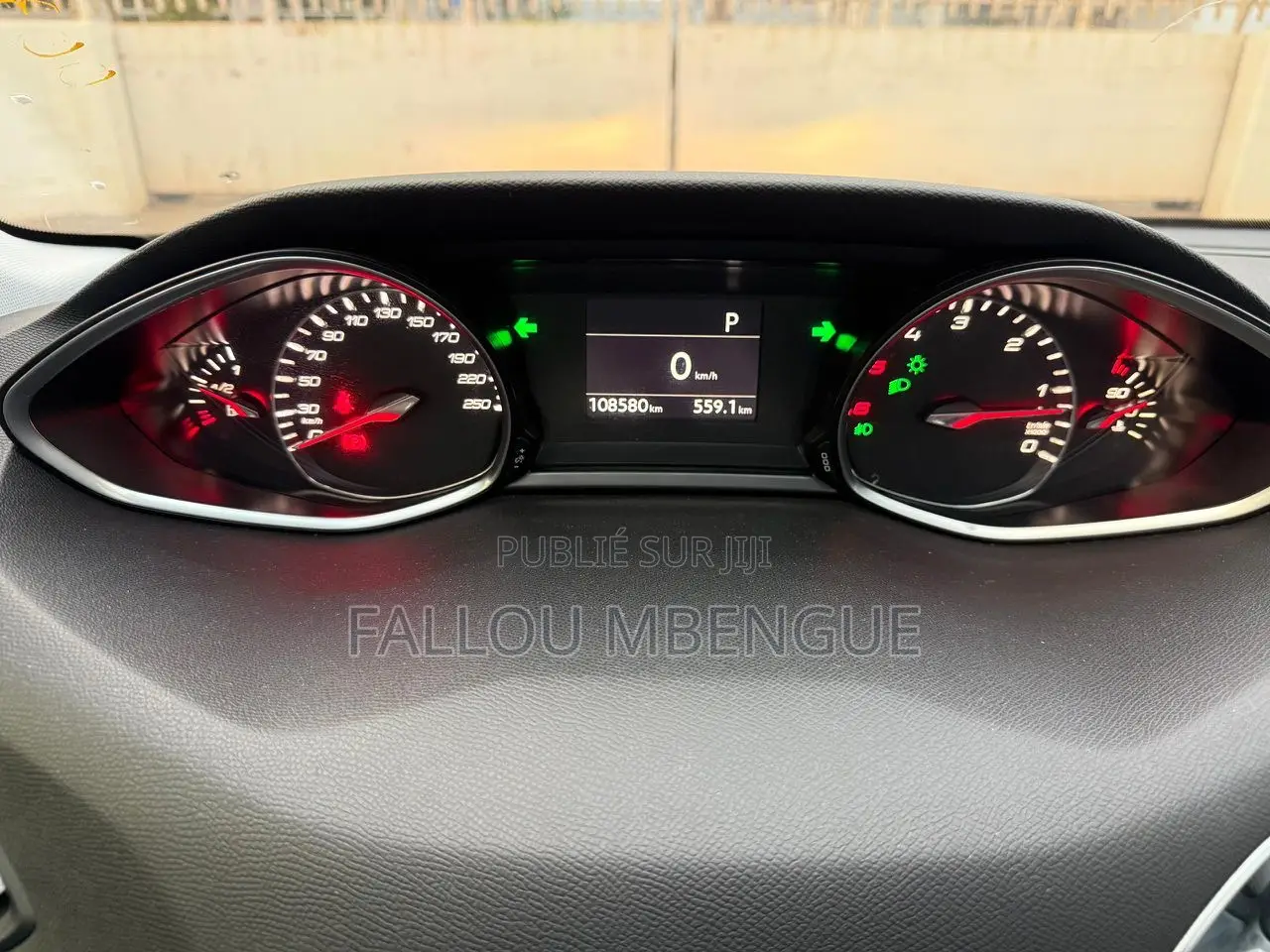 Peugeot 308 2017 Noir