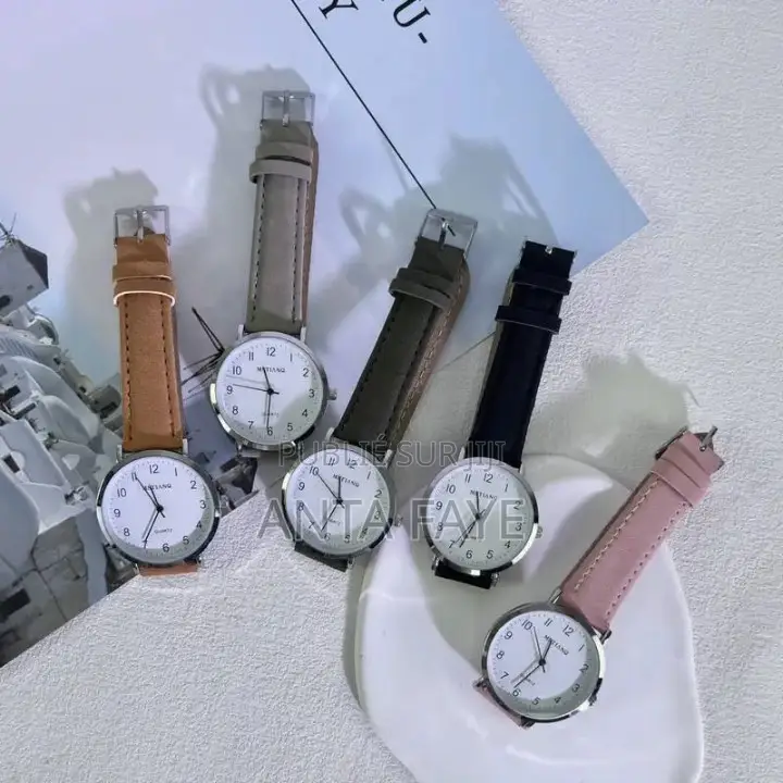 Montre Unisexe Très Classe Couleur : Beige; Gris;Rose;Vert
