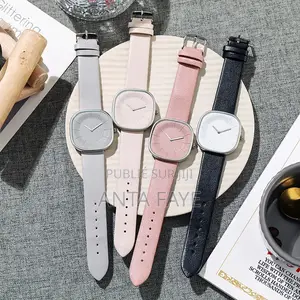 Montre Unisexe Très Classe Couleur : Beige; Gris;Rose;Vert