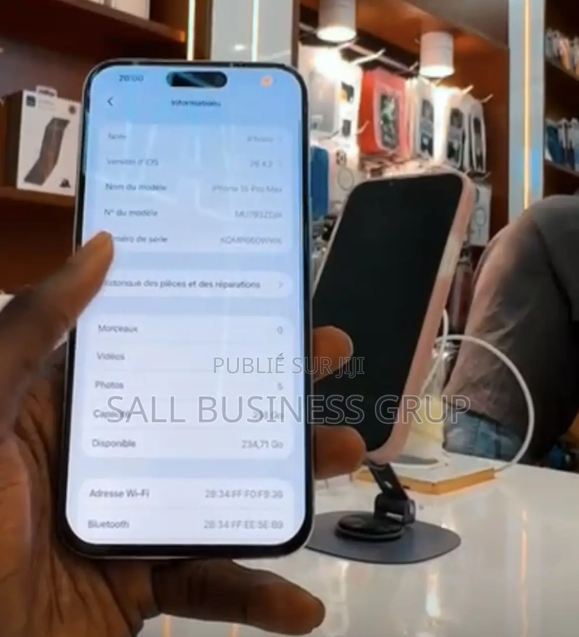 Apple iPhone 15 Pro Max 256 GB Bleu