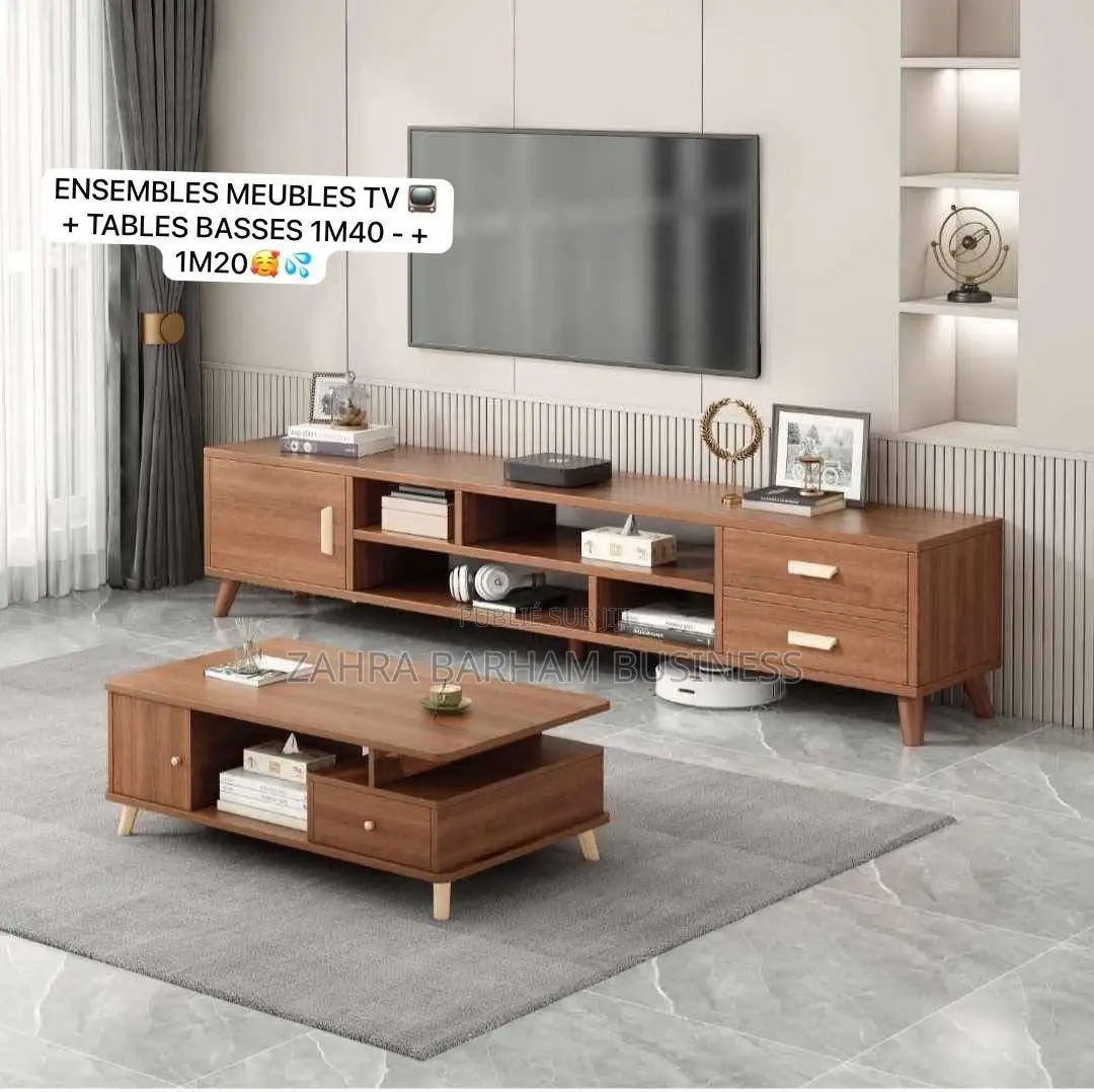 Duo Table Base Plus Meuble Tv