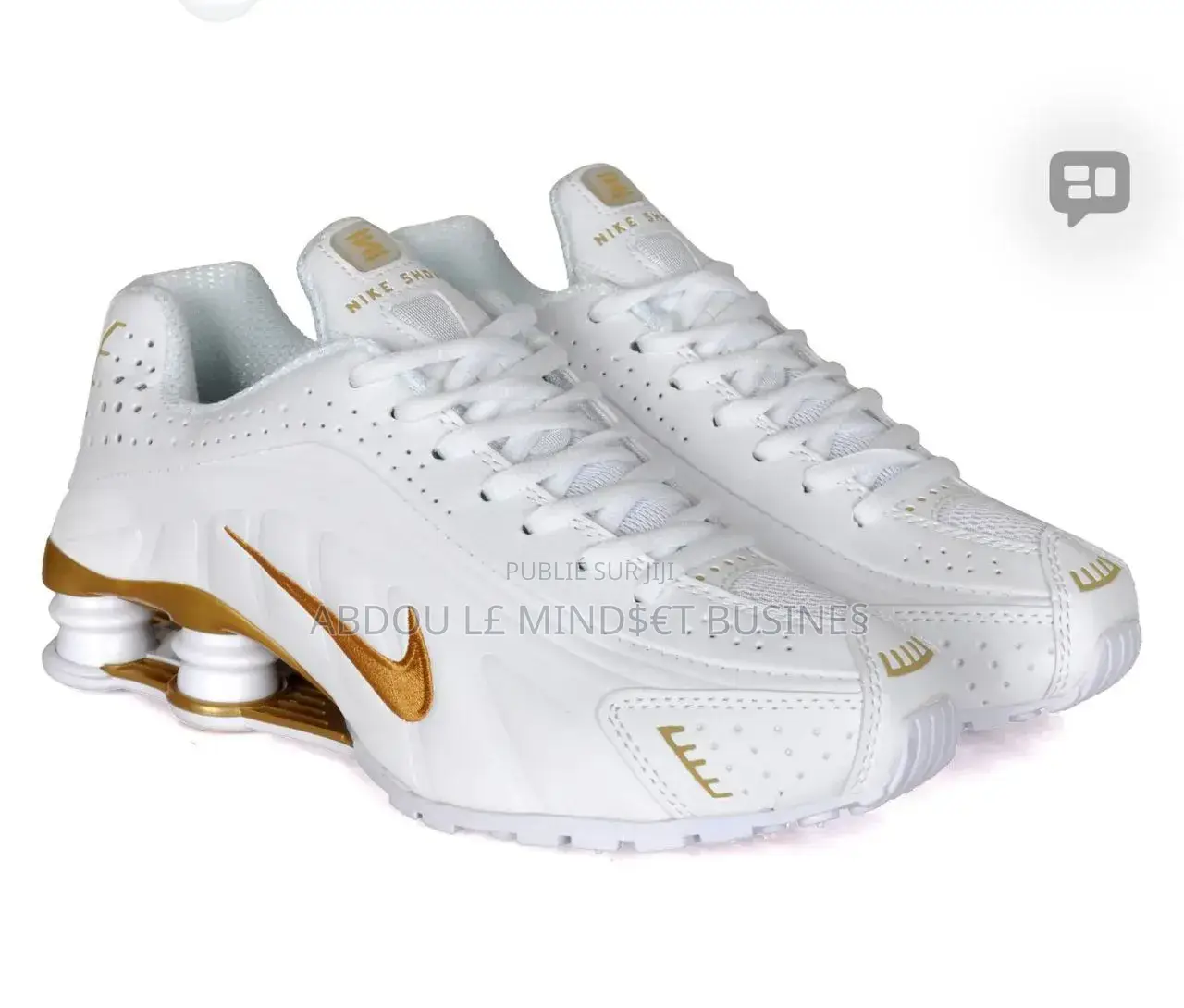Nike Shox R4 Full White Disponible
