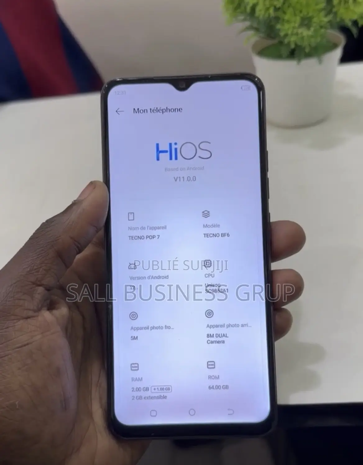 Tecno Pop 7 64 GB Gris