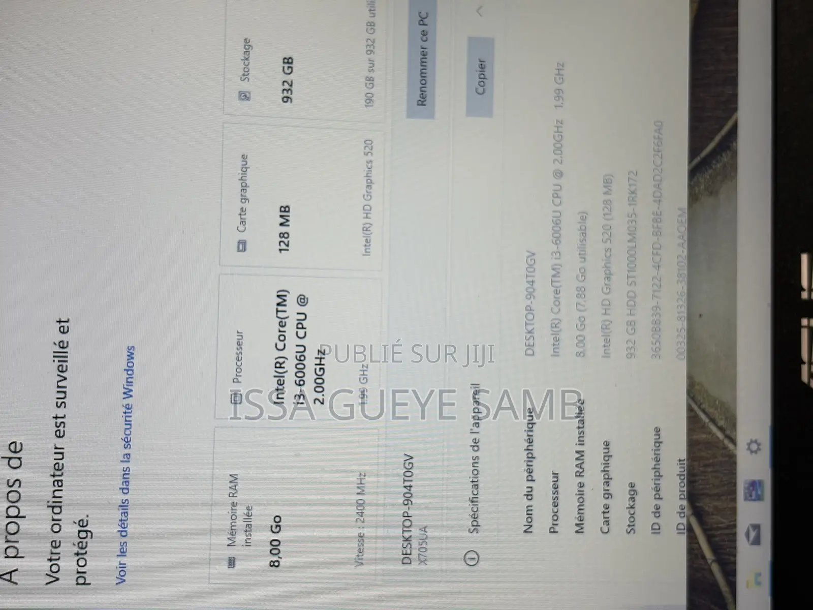Ordinateur portable Asus Vivobook 16 8GB Intel Core i3 HDD 1T