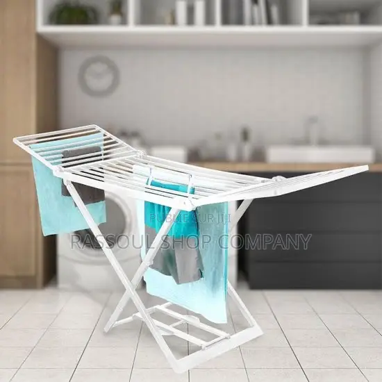 Sèche Linge en Plastique Grande Modèle Avec 24 Pinces