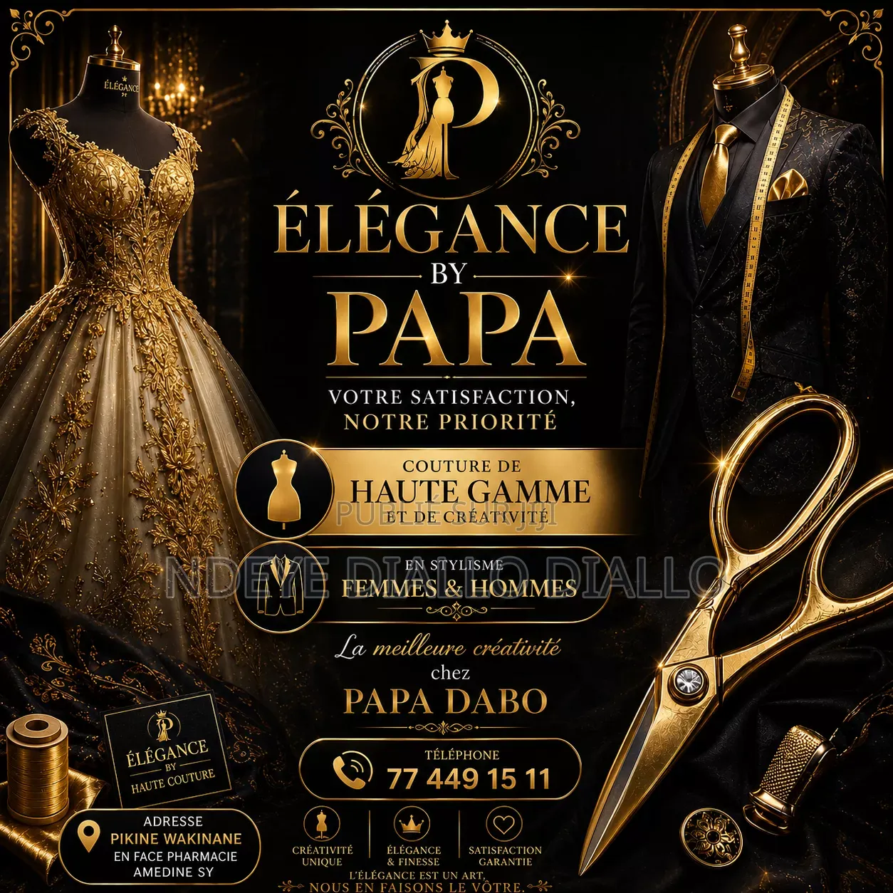 Affiche Et Logo Pulicitaire