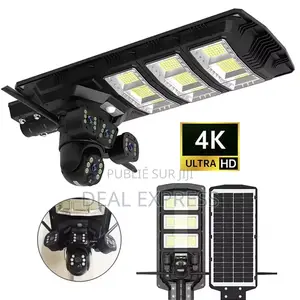 Caméra Énergie Solaire Avec Lampadaire 4g