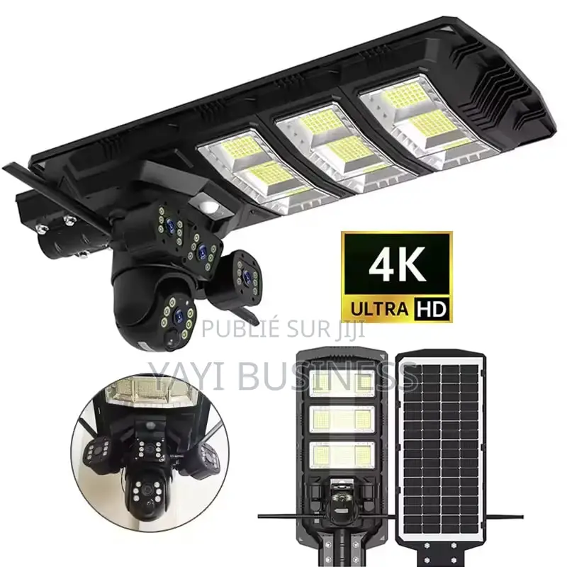 Caméra Énergie Solaire Avec Lampadaire 4g