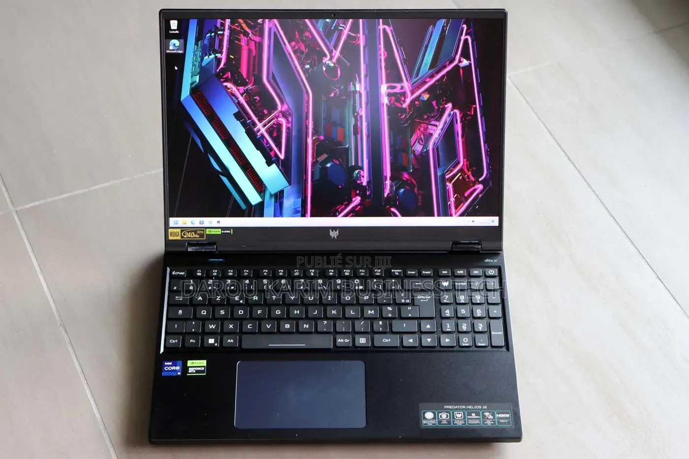 Nouveau Acer Predator Helios 16 16GB Intel Core i9 SSD 1T