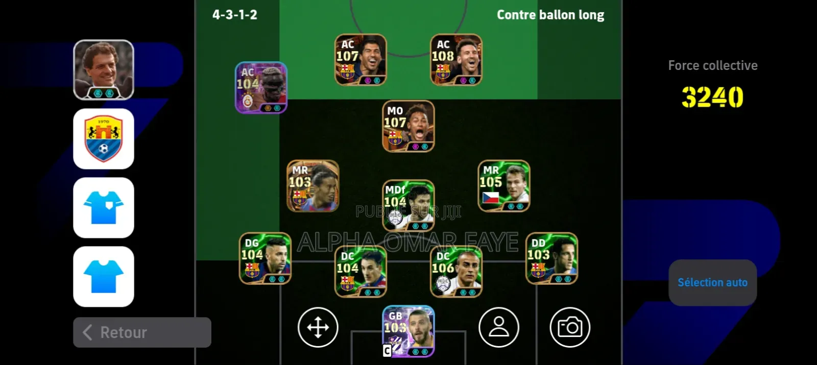 Compte Efootball