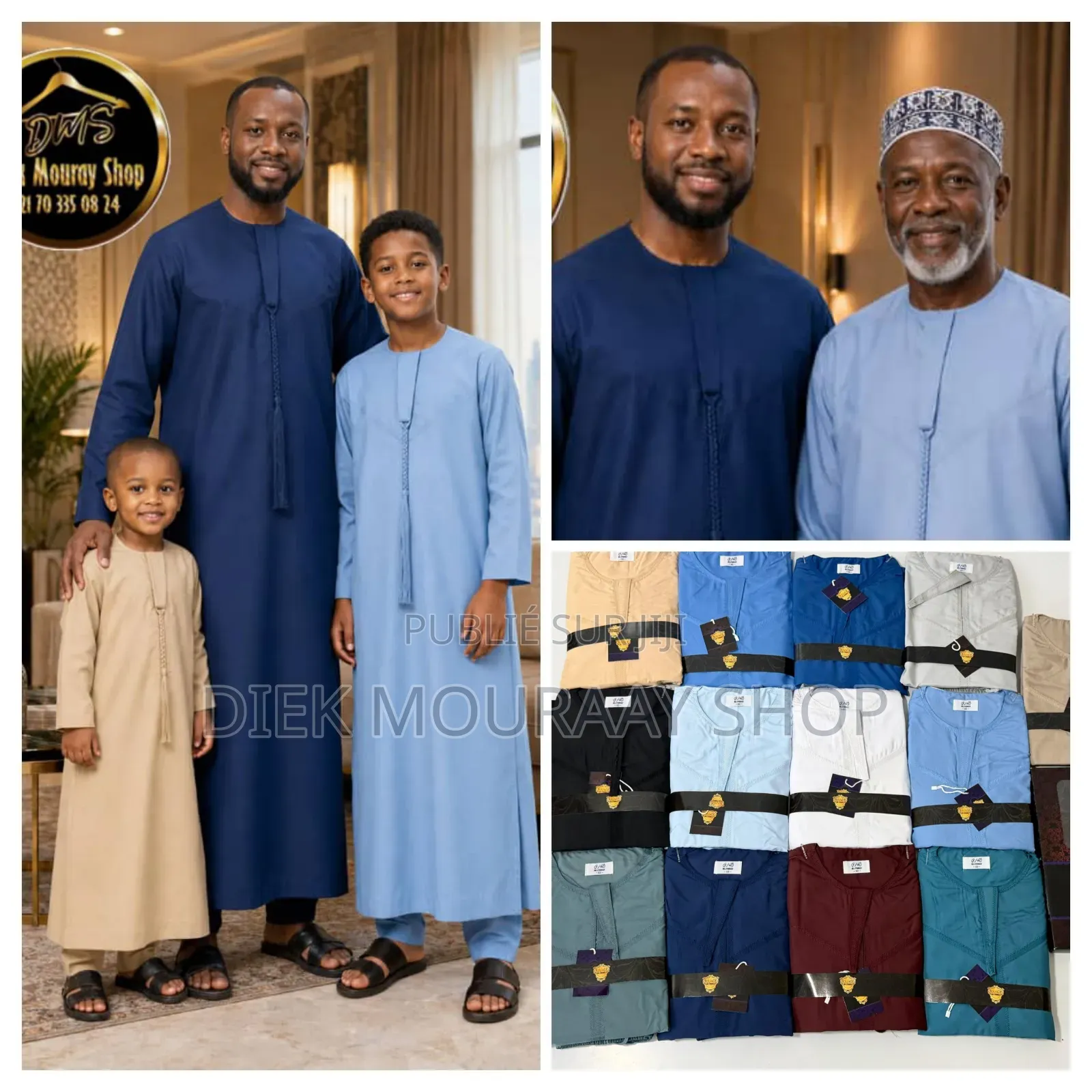 Abaya Emirates Pour Enfants Et Adultes