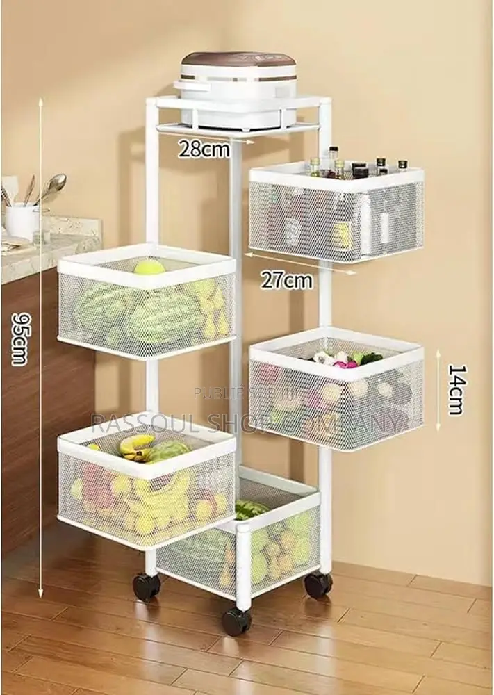 Étagère De Rangement Solide 5 Niveaux Prix:13000f