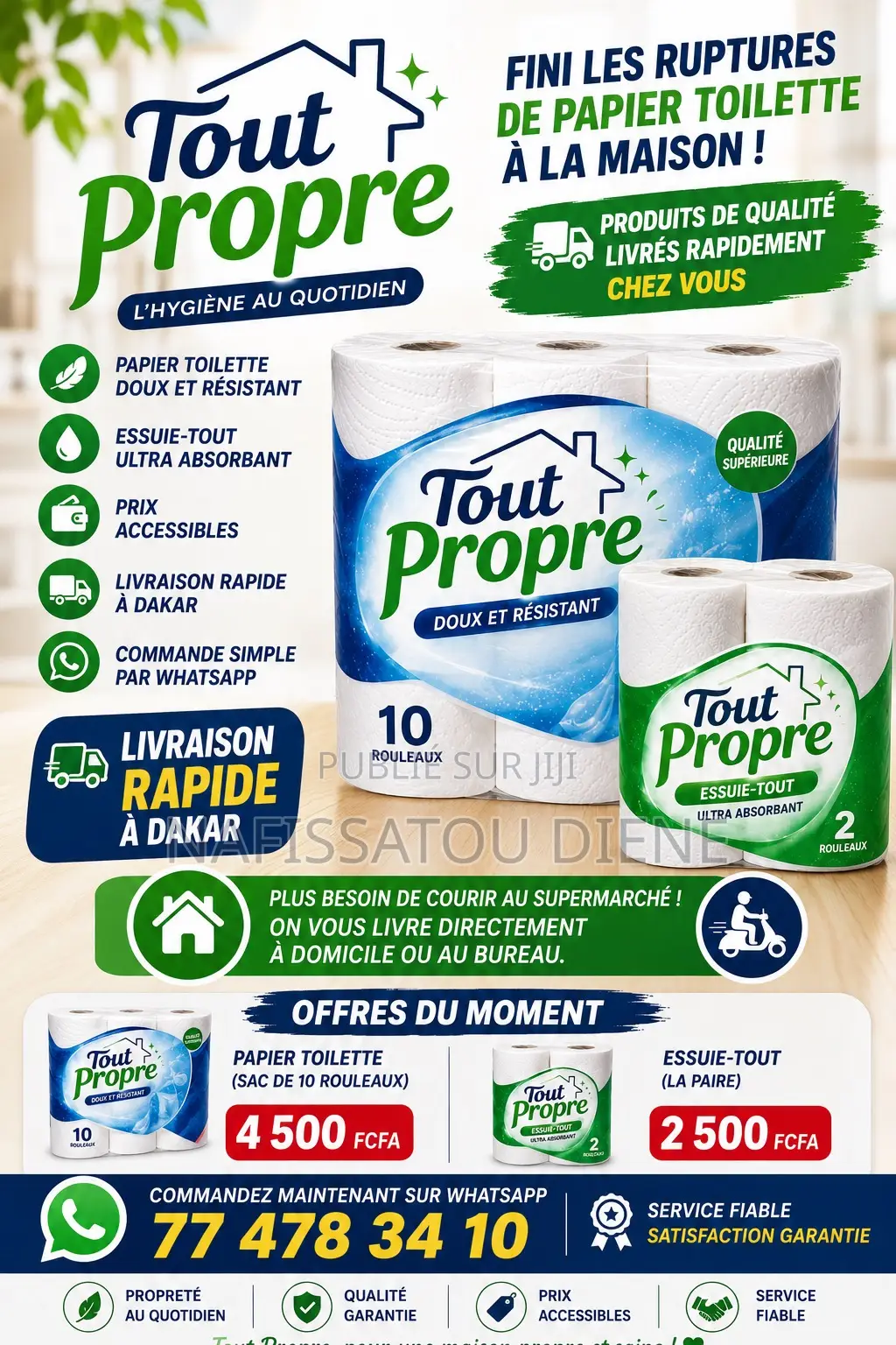 Vente Papier Toilette Et Essuie Tout