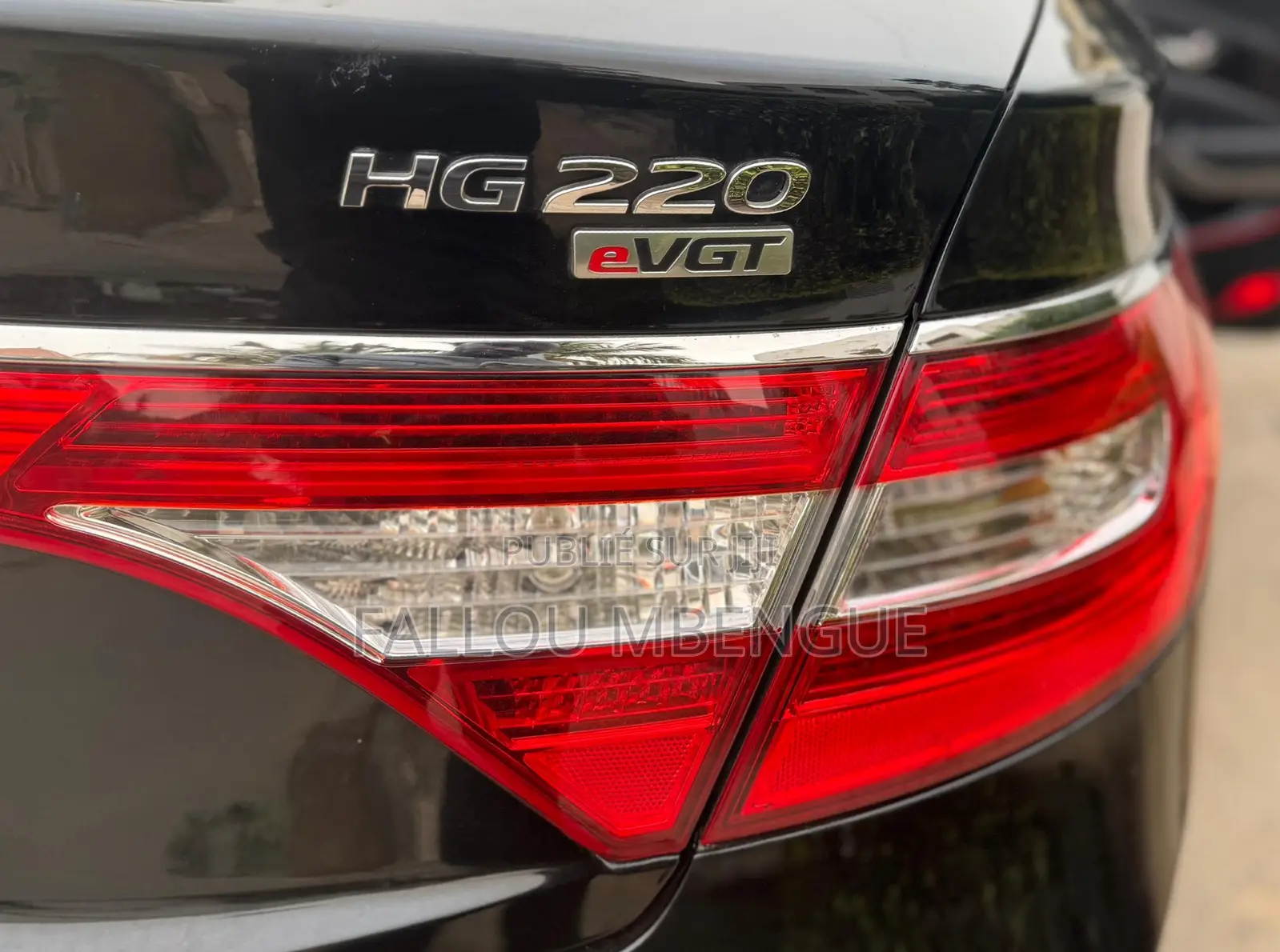 Hyundai Grandeur 2017 Noir