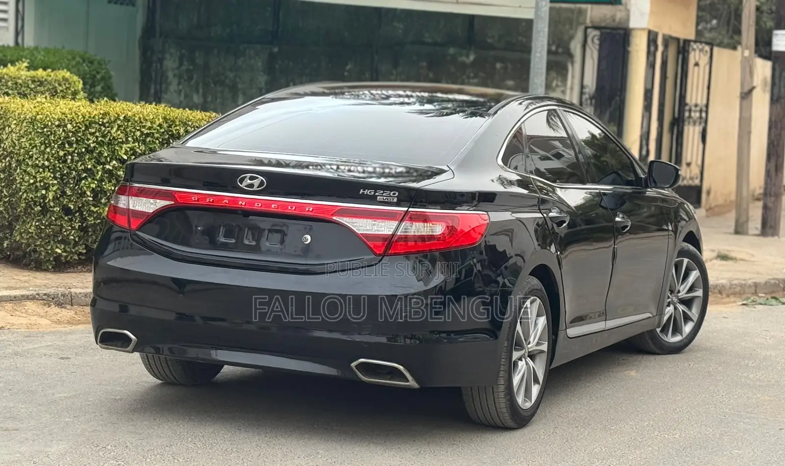 Hyundai Grandeur 2017 Noir