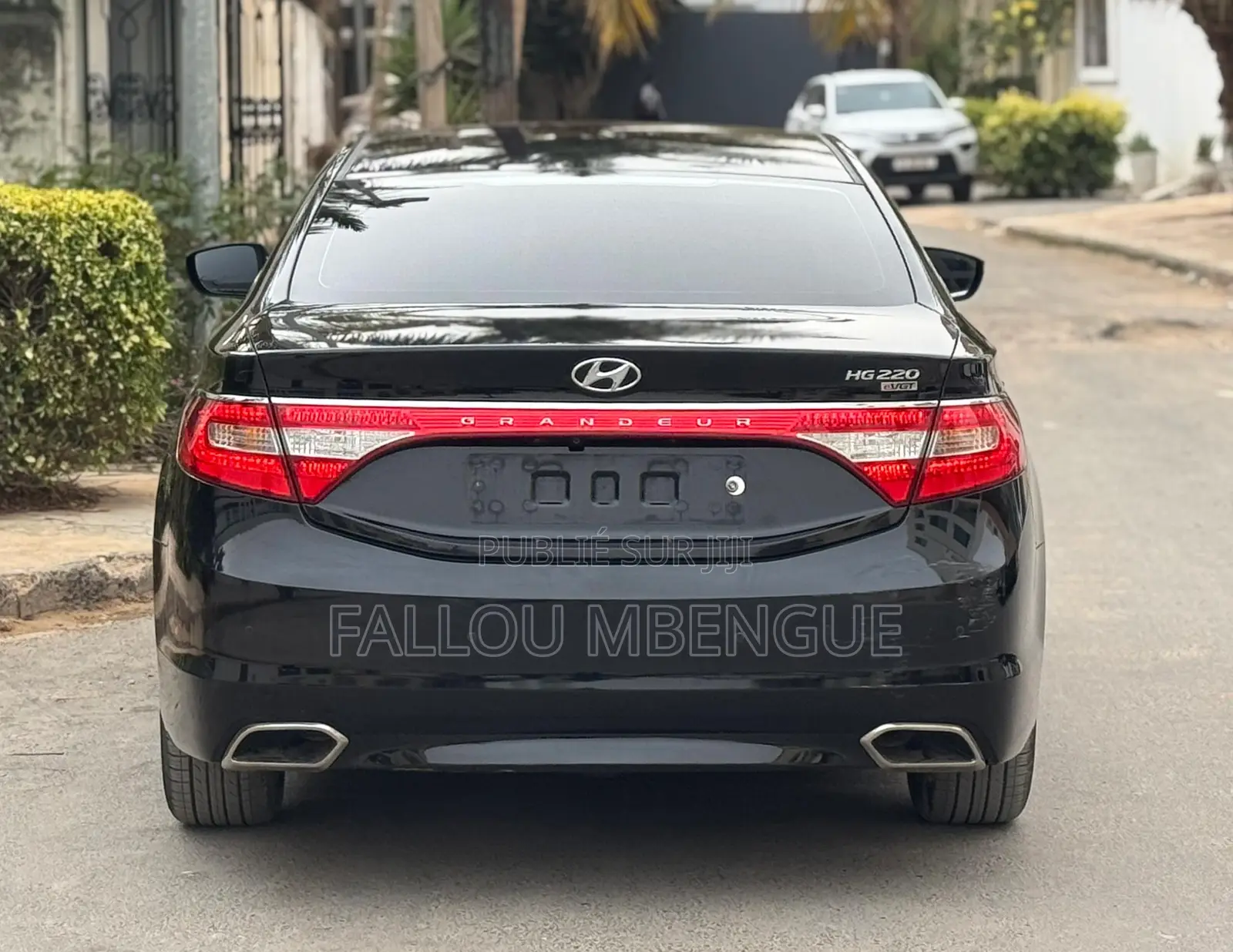 Hyundai Grandeur 2017 Noir