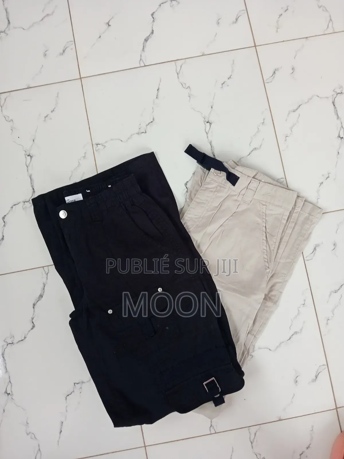 Lot De 2 Cargo Blanc Et Beige Jennyfer