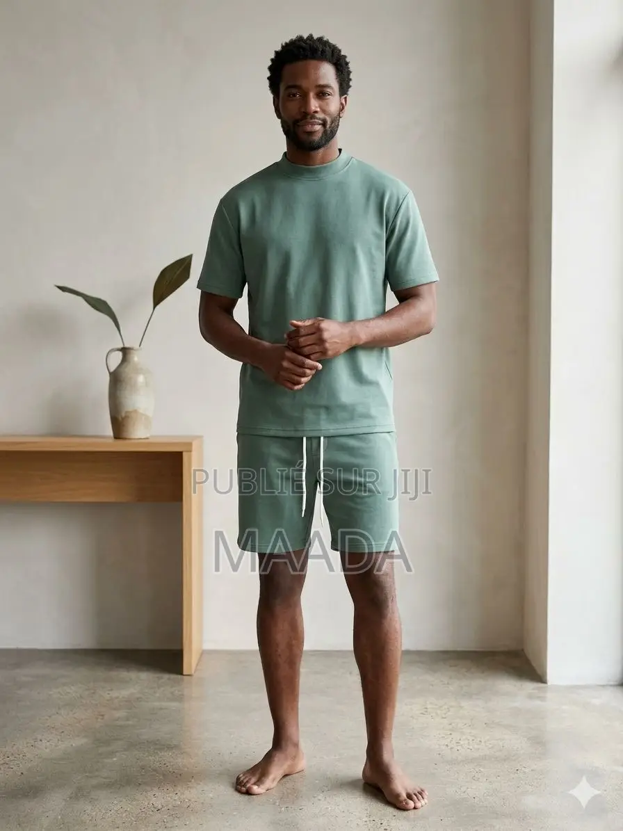 Ensemble Short Coton Unique
