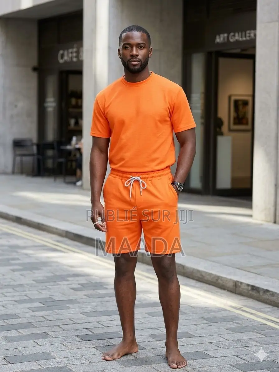 Ensemble Short Coton Unique