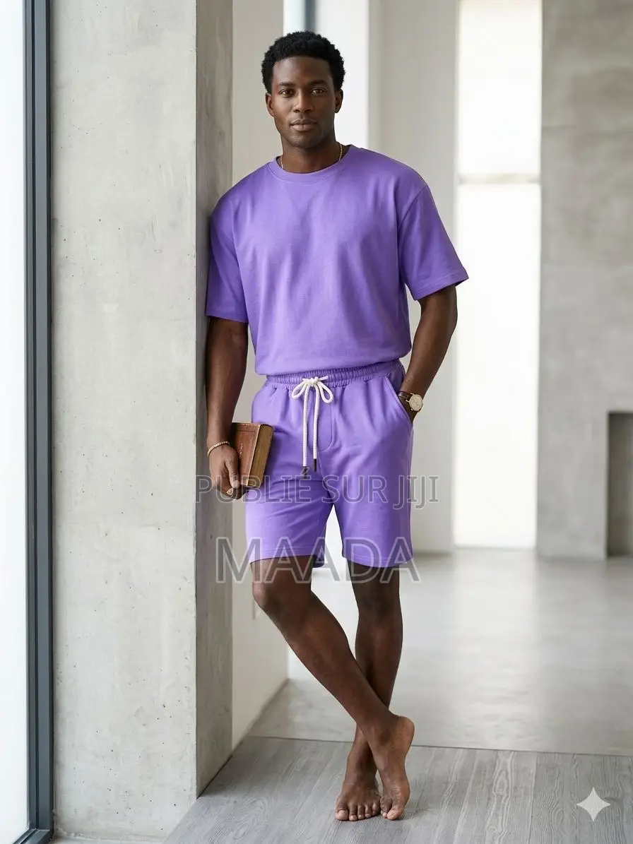 Ensemble Short Coton Unique