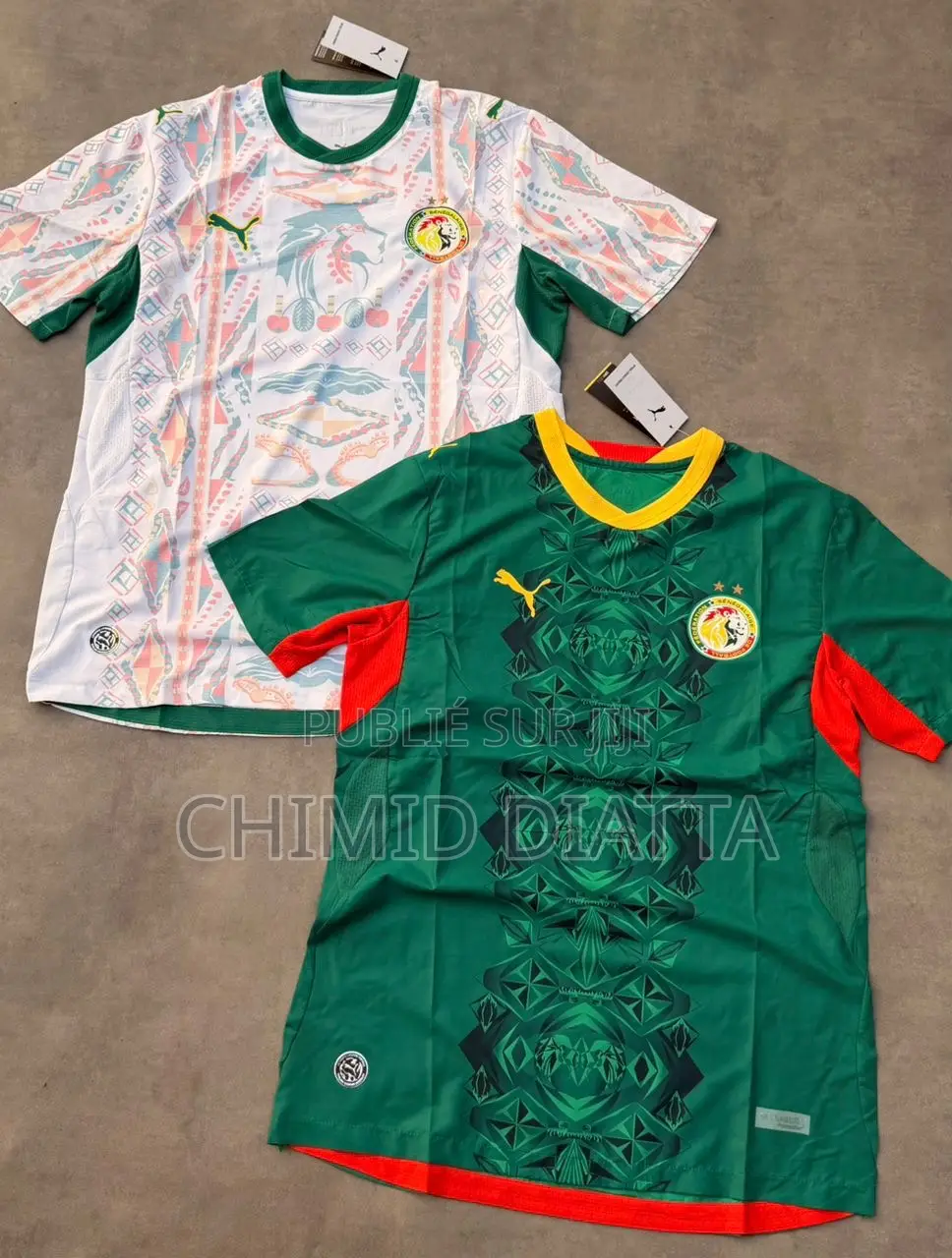 Maillot Sénégal Authentique De Football Qualité Toile